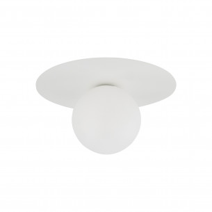 Plafon szklany kula Pixi 25cm biały Lighting