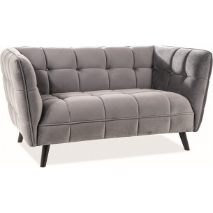 Castello Velvet grey 2 seater velvet sofa Signal