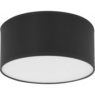 Plafon okrągły z abażurem Rondo 30cm czarny TK Lighting
