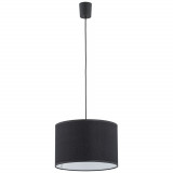 Lampa wisząca z abażurem Rondo 50cm czarna TK Lighting