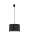 Lampa wisząca z abażurem Rondo 50cm czarna TK Lighting