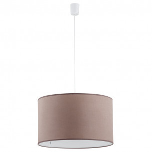 Lampa wisząca z abażurem Rondo 30cm cappucino TK Lighting