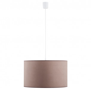 Lampa wisząca z abażurem Rondo 50cm cappucino TK Lighting