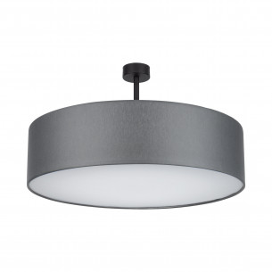 Plafon sufitowy z abażurem Rondo II 60cm grafitowy TK Lighting