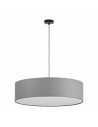 Lampa wisząca z abażurem Rondo 60cm grafitowa TK Lighting