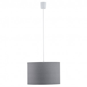 Lampa wisząca z abażurem Rondo 30cm szara TK Lighting