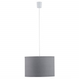 Lampa wisząca z abażurem Rondo 30cm szara TK Lighting