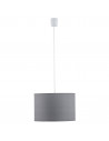 Lampa wisząca z abażurem Rondo 30cm szara TK Lighting