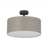 Plafon okrągły z lnianym abażurem Rondo II 40cm TK Lighting