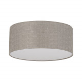 Plafon okrągły z lnianym abażurem Rondo 45cm TK Lighting