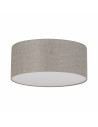 Plafon okrągły z lnianym abażurem Rondo 45cm TK Lighting