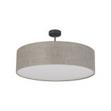 Plafon okrągły z lnianym abażurem Rondo II 60cm TK Lighting