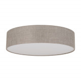 Plafon okrągły z lnianym abażurem Rondo 78cm TK Lighting