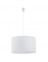 Lampa wisząca z abażurem Rondo 50cm biała TK Lighting