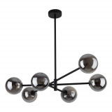 Lampa sufitowa szklane kule Sarius VI 90cm grafit lustrzany / czarny TK Lighting