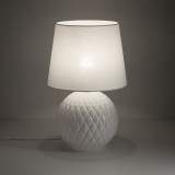 Lampa stołowa szklana dekoracyjna Santana biała TK Lighting Lampa stołowa szklana dekoracyjna Santana biała TK Lighting