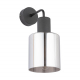 Kinkiet szklany Sierra grafit lustrzany / czarny TK Lighting