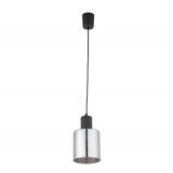 Lampa szklana wisząca Sierra 12cm grafit lustrzany / czarny TK Lighting