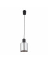 Lampa szklana wisząca Sierra 12cm grafit lustrzany / czarny TK Lighting