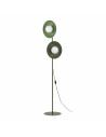 Lampa podłogowa 2 szklane kule Slate 160cm biały / zielony TK Lighting