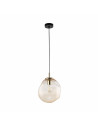Lampa wisząca szklana nowoczesna Sol 25cm bursztynowa TK Lighting
