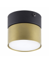 Lampa spot tuba Space 8cm złoto-czarna TK Lighting