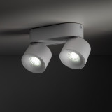Reflektor podwójny regulowany Spark LED 3000/4000/6000K CCT biały TK Lighting