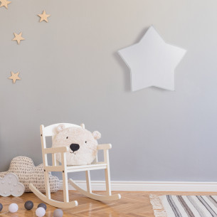 Plafon dziecięcy gwiazda Star 45x43cm szary TK Lighting