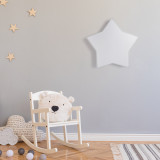 Plafon dziecięcy gwiazda Star 45x43cm szary TK Lighting