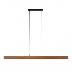 Lampa drewniana wisząca Teo LED 126cm orzech TK Lighting
