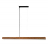 Lampa drewniana wisząca Teo LED 126cm orzech TK Lighting