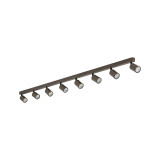 Reflektor sufitowy 8 punktowy Top brązowy TK Lighting