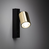 Kinkiet reflektorek z włącznikiem Top Gold złoty TK Lighting