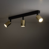 Reflektor sufitowy 3 punktowy Top Gold 60cm złoty TK Lighting