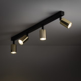Reflektor sufitowy 4 punktowy Top Gold 83cm złoty TK Lighting