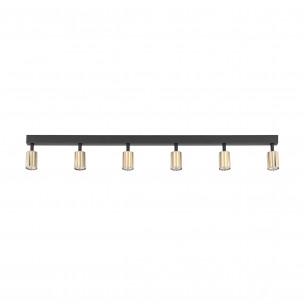 Reflektor sufitowy 6 punktowy Top Gold 127cm złoty TK Lighting