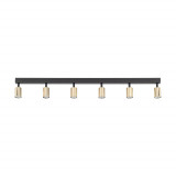 Reflektor sufitowy 6 punktowy Top Gold 127cm złoty TK Lighting