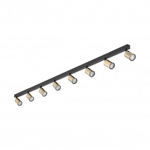 Reflektor sufitowy 8 punktowy Top Gold 170cm złoty TK Lighting