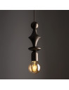 Lampa wisząca żarówka z dekoracyjną oprawką Tower Brown 10cm brązowa TK Lighting