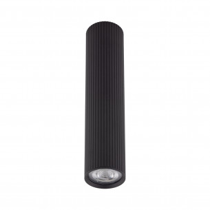 Lampa spot tuba ryflowana Tune 5,5cm H24cm czarna TK Lighting