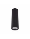 Lampa spot tuba ryflowana Tune 5,5cm H17cm czarna TK Lighting