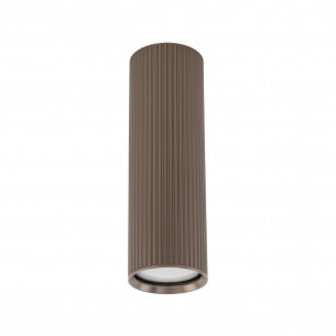 Lampa spot tuba ryflowana Tune 5,5cm H17cm brązowa TK Lighting