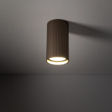 Lampa spot tuba ryflowana Tune 5,5cm H10cm brązowa TK Lighting Lampa spot tuba ryflowana Tune 5,5cm H10cm brązowa TK Lighting