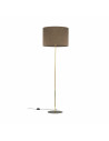 Lampa podłogowa z abażurem Umberto 160cm brązowy / złoty TK Lighting