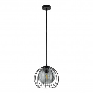 Lampa wisząca druciana kula Universo 26cm czarna TK Lighting