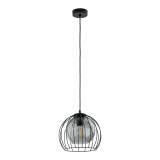 Lampa wisząca druciana kula Universo 26cm czarna TK Lighting