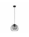 Lampa wisząca druciana kula Universo 26cm czarna TK Lighting