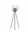 Lampa na trójnogu szklana kula Universo 179cm czarna  TK Lighting