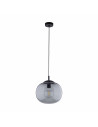 Lampa wisząca szklana Vibe 30cm grafitowa TK Lighting