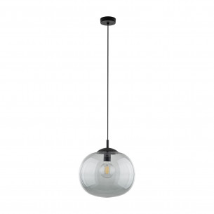 Lampa wisząca szklana Vibe 35cm grafitowa TK Lighting